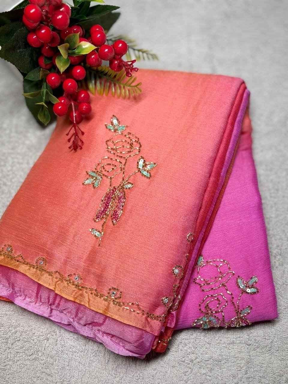 Chiffon Saree
